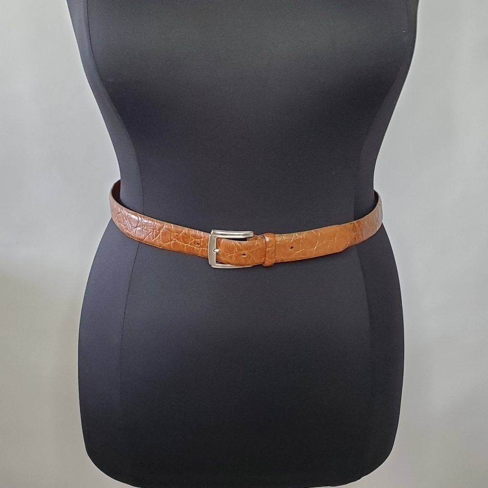 Fumagalli's Genuine‎ Italian Leather Belt Size 40 Brown Casual Unisex Office